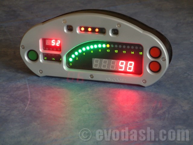 Green/Amber/Red LEDs with Aluminium Fascia
